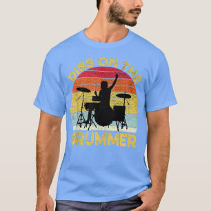 Vintage Dibs auf dem Drummer Funny Drummer Drummer T-Shirt