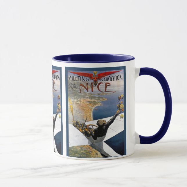 Vintage die Luftfahrt-Tasse des Pilot 1910 Tasse (Rechts)