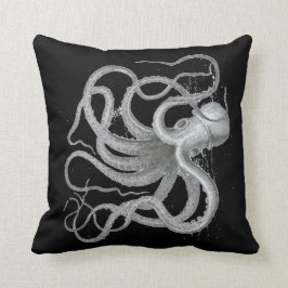 Vintage die Seesteampunk Krakenantike kraken Kissen