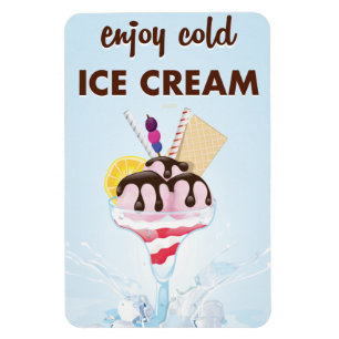 Vintage-Diner-Eisrestaurant Magnet