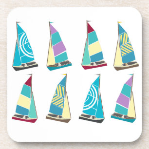 Vintage Dinghies Untersetzer