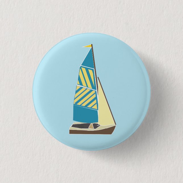 Vintage Dinghy 3 Button (Vorderseite)