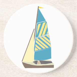 Vintage-Dinghy Getränkeuntersetzer