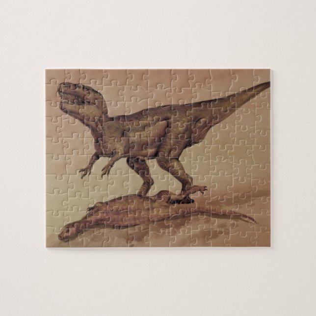 Vintage Dinosaurier, Carnivore Giganotosaurus (Horizontal)