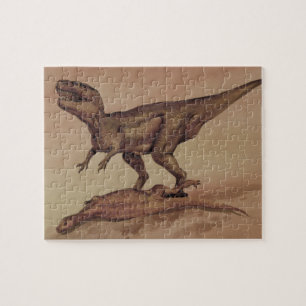 Vintage-Dinosaurier, fleischfressender Giganotosau