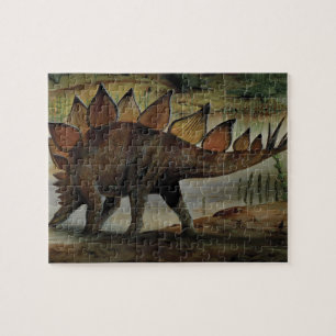 Vintage-Dinosaurier, Stegosaurus, Schwanz mit Stac