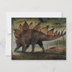 Vintage-Dinosaurier, Stegosaurus, Schwanz mit Stac