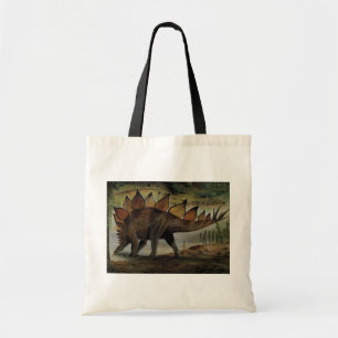 Vintage-Dinosaurier, Stegosaurus, Schwanz mit Stac Tragetasche