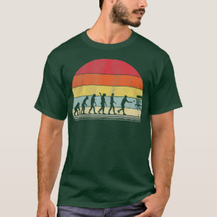 Vintage Disk Golf Geschenk Retro Evolution Golf T-Shirt