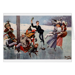 Vintage - Distraction sur la glace,