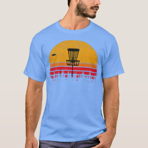 Vintage Distressive Retro Frisbee Disk Golf T-Shirt