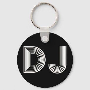 Vintage-DJ Schlüsselanhänger