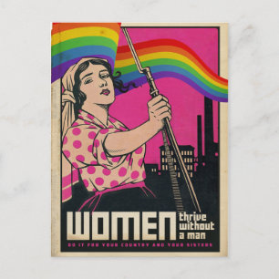 Vintage Do It For Your Sisters Postkarte