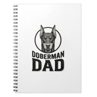 Vintage Dobermann Vater Gravur Hunde Liebhaber Des Notizblock