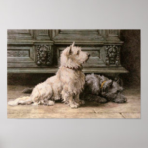 Vintage Dog Image Poster