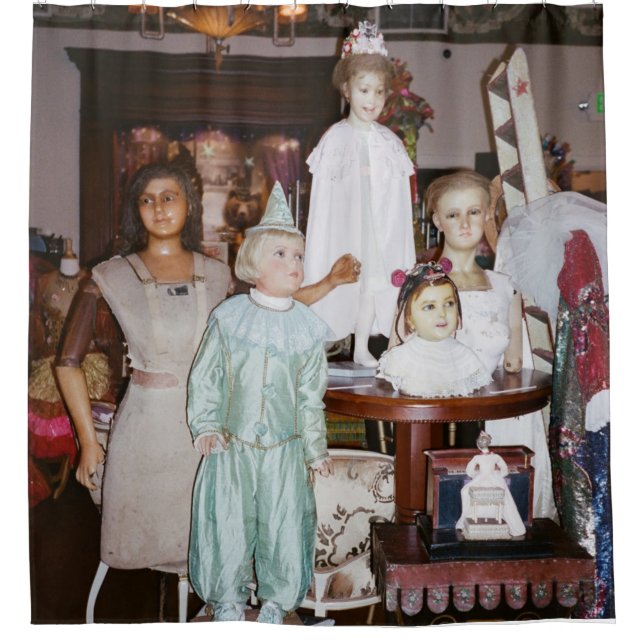 Vintage Dollars Antike Duschvorhang (Vorderseite)