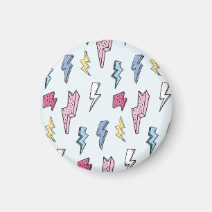 Vintage Donner-Nahtlose Illustration Magnet