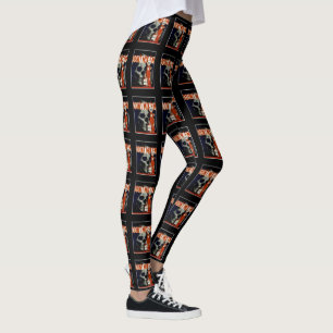 Vintage "Don't Mix ‘Em’ Art Leggings