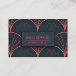 Vintage doppelseitige Visitenkarte