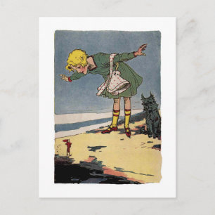 Vintage Dorothy und Toto Postkarte