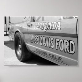 Vintage Drag - Gas Poster