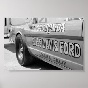 Vintage Drag - Gas Poster