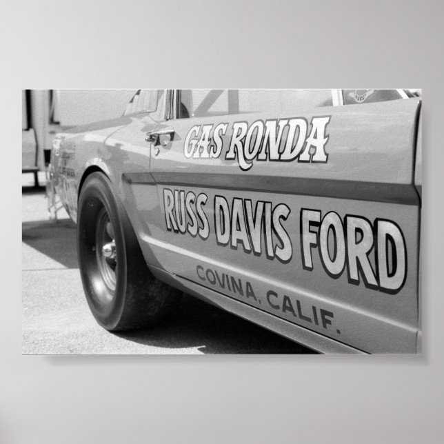 Vintage Drag - Gas Poster (Vorne)