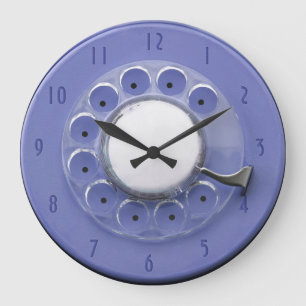 Vintage Drehskala-Neuheits-Wand-Uhr Große Wanduhr