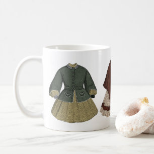 Vintage DressIllustration Kaffeetasse
