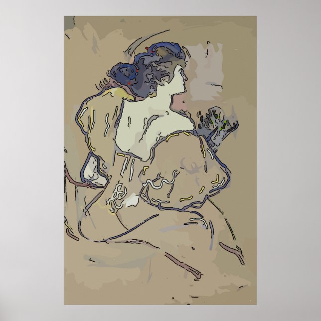 Vintage Dressing-Tabelle Poster (Vorne)