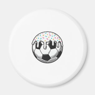 Vintage Dripping Icing Fußball T-Shirt (2)_1 Magnet