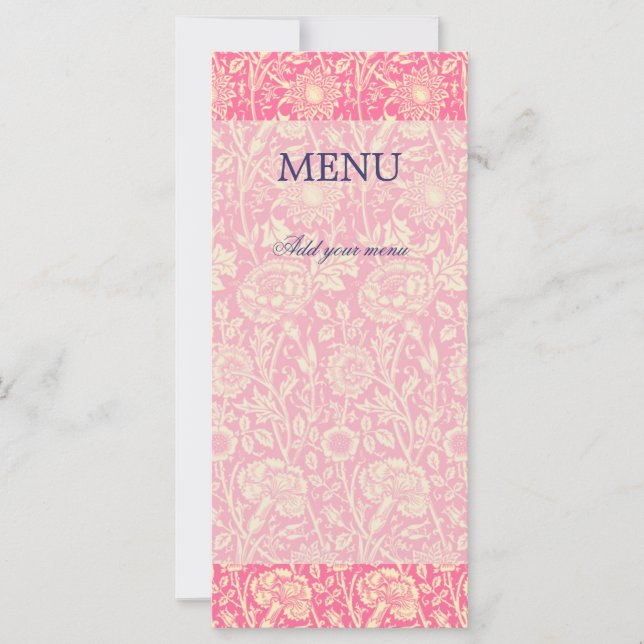 Vintage Druckausgabe in Rosa und Creme (Vorderseite)
