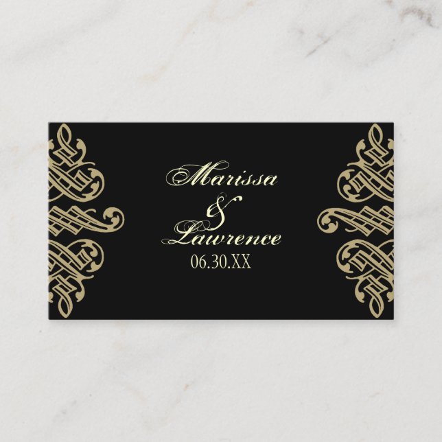 Vintage Drucker - Tischplatinen Platzkarte (Vorderseite)