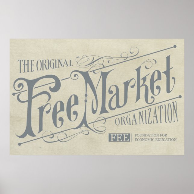 Vintage Druckgebühr Poster (Vorne)