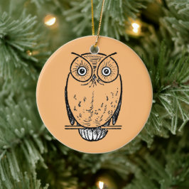Vintage Druckhäute Keramik Ornament