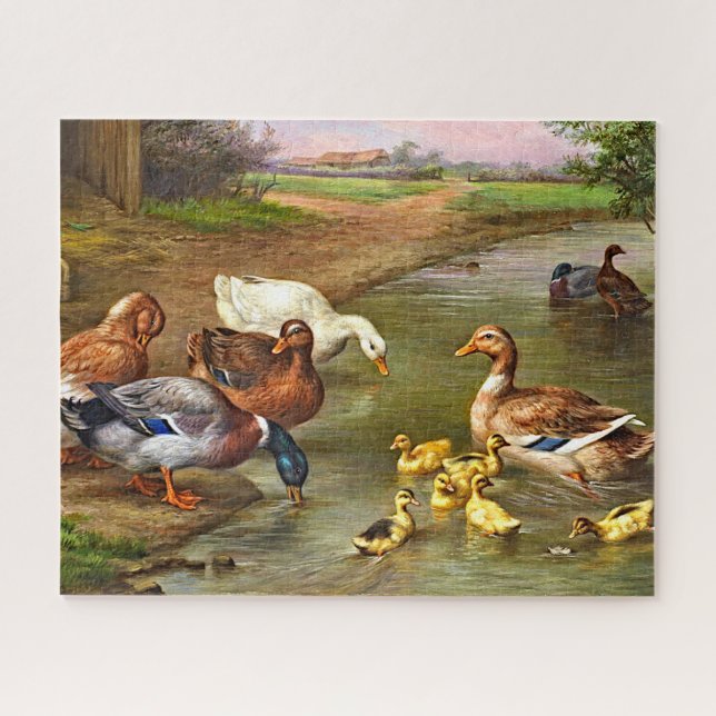 Vintage Ducklings Landtiere (Horizontal)