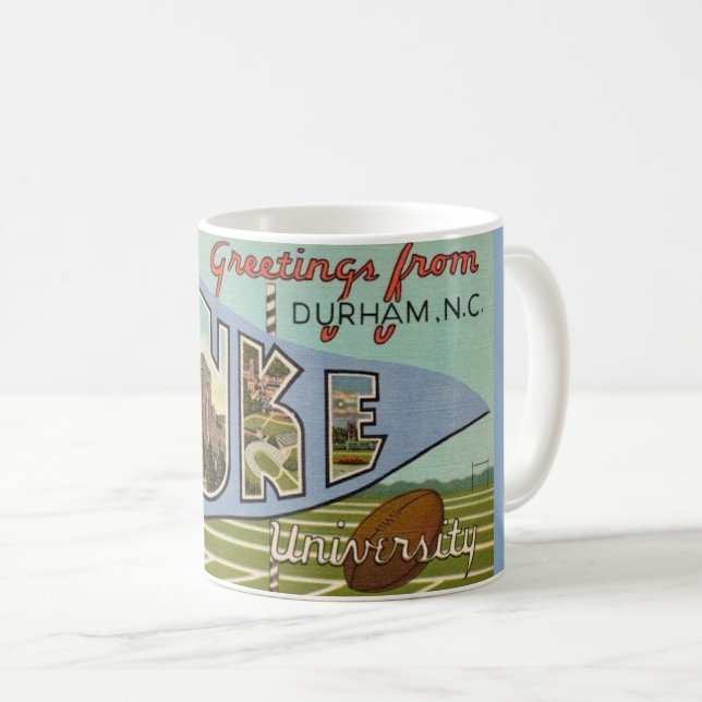 Vintage Duke U  Kaffeetasse (VorderseiteRechts)
