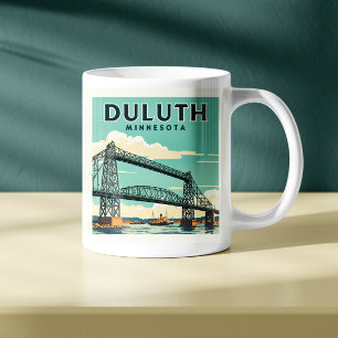 Vintage Duluth Minnesota Kaffeetasse
