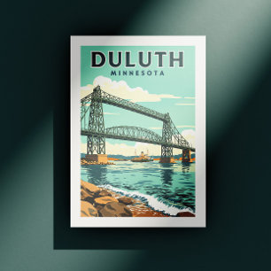 Vintage Duluth Minnesota Postkarte