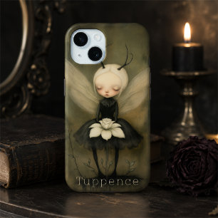 Vintage-Dunkle-Gotische-Fee-mit-Blumen-Personalisi Case-Mate iPhone Hülle