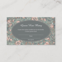 Vintage Dusty Rose Brautparty - Errate wie viele