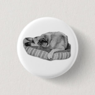 Vintage Ease, Stripe Pet Pin Button