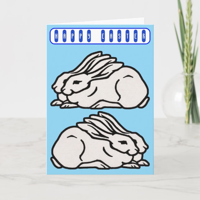 Vintage Easter Karte (Vorderseite)