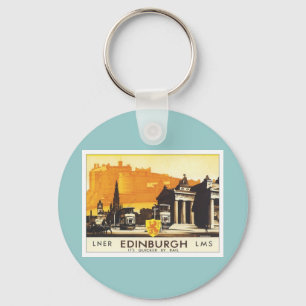 Vintage Edinburgh LNER Schlüsselanhänger
