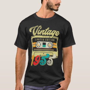 Vintage Edition Geboren 1955, klassische Cassette  T-Shirt