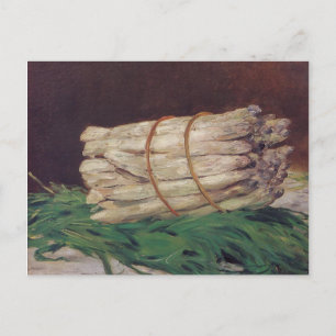 Vintage Edouard Manet Bündel Spargel Postkarte