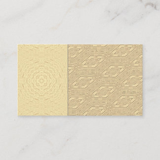 Vintage egypische Goldkarte Visitenkarte