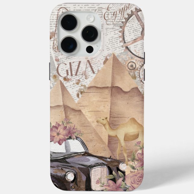 Vintage Egypt Phone Case (Rückseite)