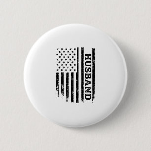 Vintage Ehemann Patriotic Flag Shirt Design_1 Button