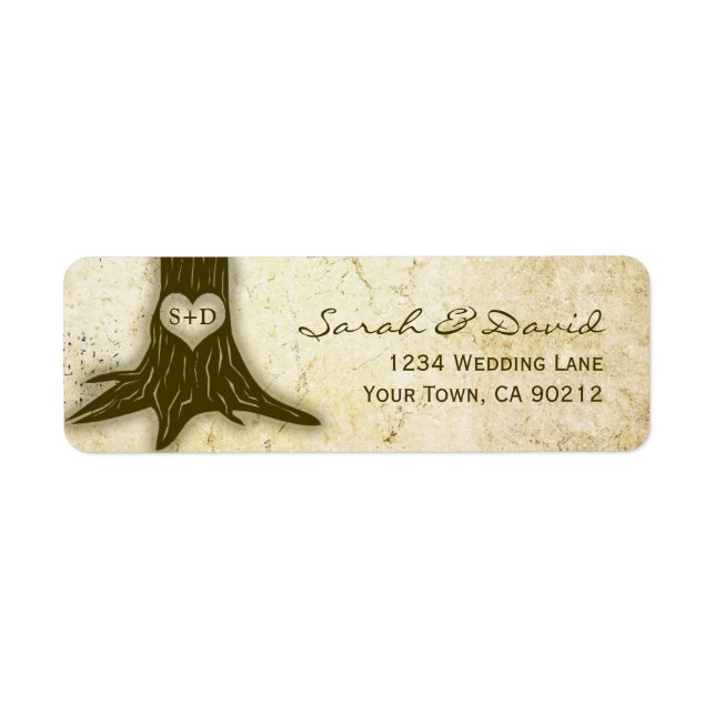 Vintage Eichenbaumsaitenlichter Hochzeitsfahrt (Vorne)